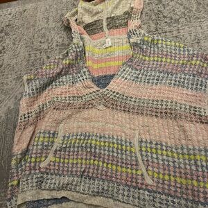 Free people loungewear hoodie (sleeveless)